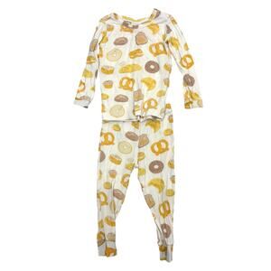 Angel Dear x Spearmint Love Bakery Buddies Pajama Set Size 18-24 Months Bamboo